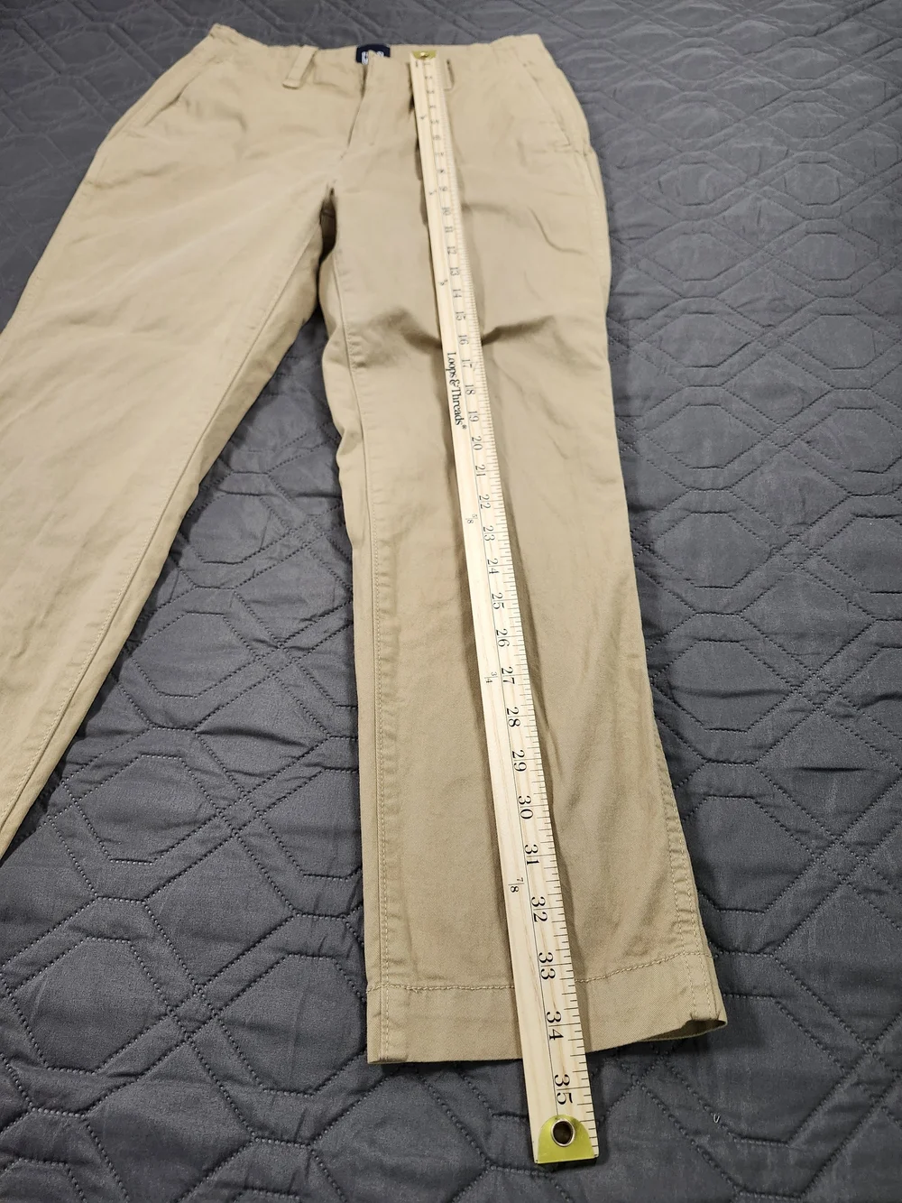 Gap Beige chino pants classic straight-leg cut Boys Size 4